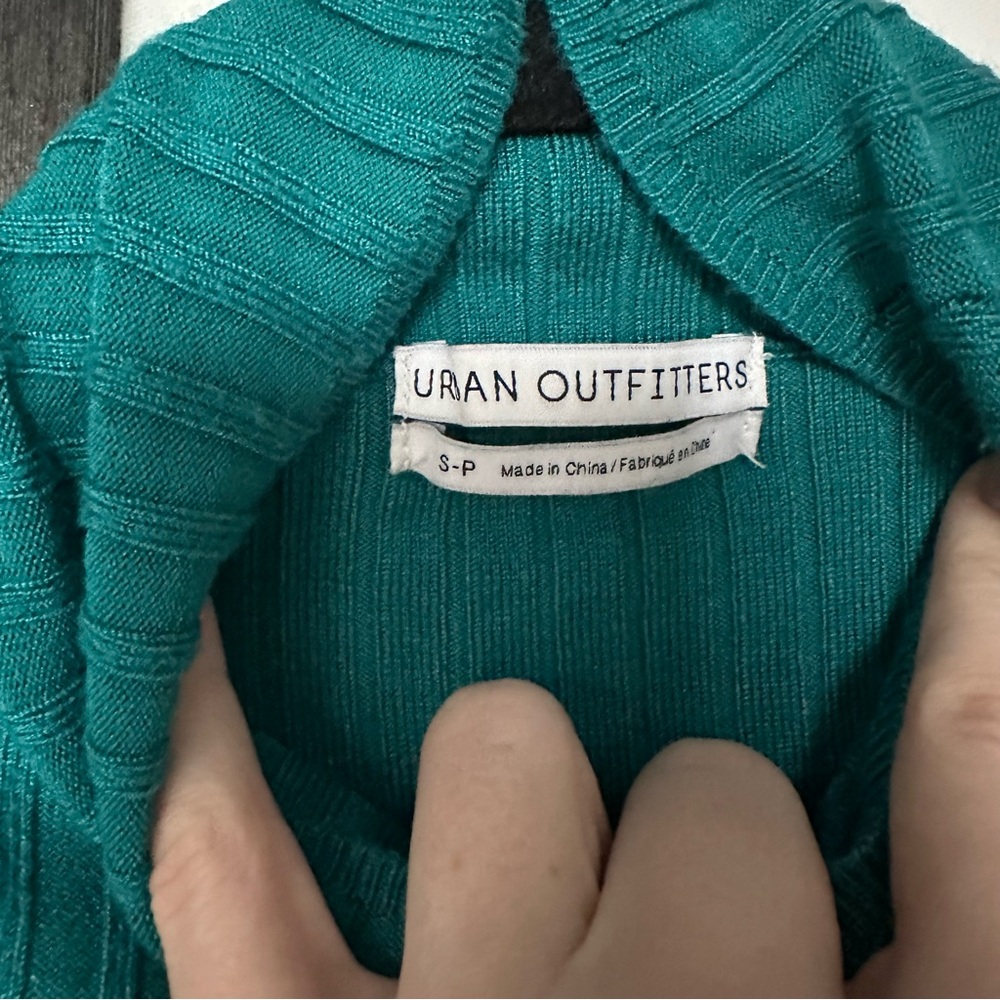Urban Outfitters turquoise turtleneck
